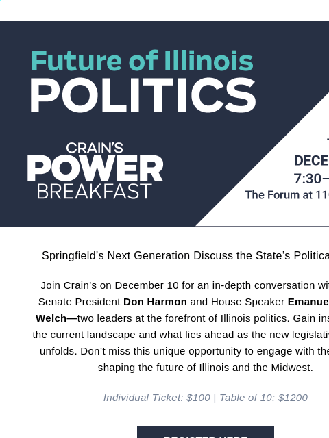 Join us for Power Breakfast on December 10 ‌ ‌ ‌ ‌ ‌ ‌ ‌ ‌ ‌ ‌ ‌ ‌ ‌ ‌ ‌ ‌ ‌ ‌ ‌ ‌ ‌ ‌ ‌ ‌ ‌ ‌ ‌ ‌ ‌ ‌ ‌ ‌ ‌ ‌ ‌ ‌ ‌ ‌ ‌ ‌ ‌ ‌ ‌ ‌ ‌ ‌ ‌ ‌ ‌ ‌ ‌ ‌ ‌ ‌ ‌ ‌ ‌ ‌ ‌ ‌ ‌ ‌ ‌ ‌ ‌ ‌ ‌ ‌ ‌ ‌ ‌ ‌ ‌ ‌ ‌ ‌ ‌ ‌ ‌