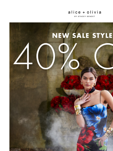 YOU DON'T WANT TO MISS THIS! ‌ ‌ ‌ ‌ ‌ ‌ ‌ ‌ ‌ ‌ ‌ ‌ ‌ Header Logo * UP TO 60% OFF SELECT STYLES. PRICES AS MARKED. VALID ON SALE MERCHANDISE ONLY. VALID AT ALICE + OLIVIA RETAIL STORES NATIONWIDE