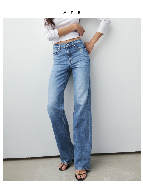 ayr newsletter: limited restock of THE jean