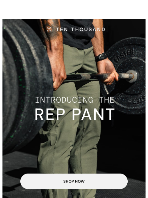 tenthousand newsletter: Introducing: The Rep Pant