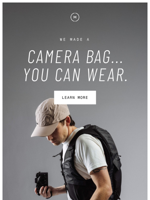 shopmoment newsletter: Introducing the Exposure Vest