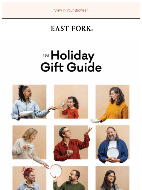 eastfork newsletter: Our Holiday Gift Guide 🎁