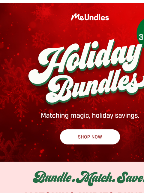 meundies newsletter: Must-have Holiday Bundles