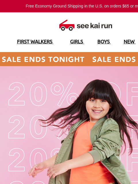 seekairun newsletter: RUN don't walk! 20% Off Today Only! 🏃‍♂️