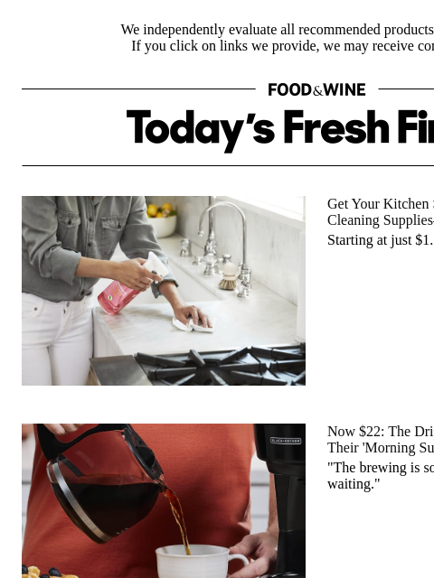 foodandwine newsletter: Need Caffeine? This $22 Coffee Maker Will Be Your ...