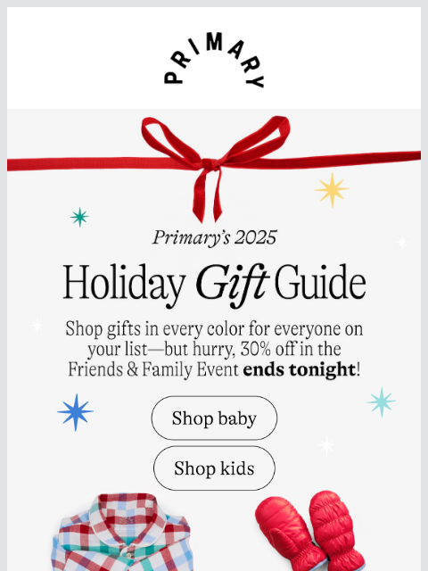 primary newsletter: 🎁 Primary’s 2025 Holiday Gift Guide is HERE!