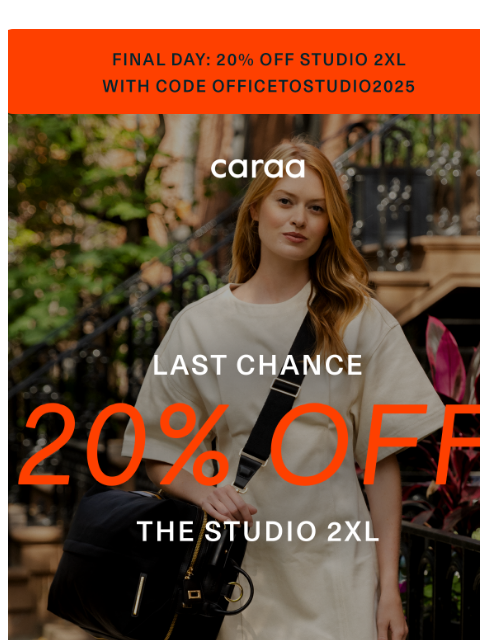 caraa newsletter: Final hours to save on the Studio 2XL