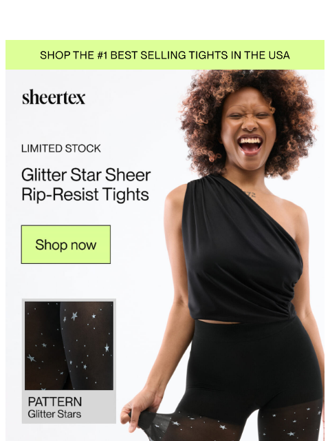 sheertex newsletter: NEW DROP ALERT: The Glitter Collection ⭐