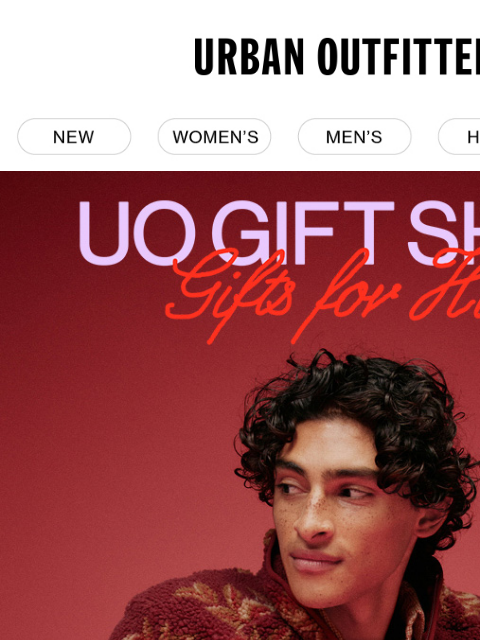 urbanoutfitters newsletter: so chill ❄️ winter-ready gifts for him