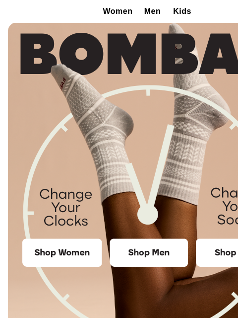 bombas newsletter: Fall Back With Up to 20% Off Packs