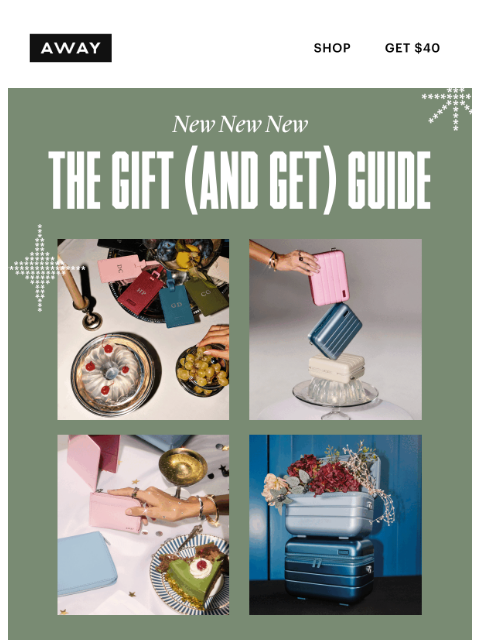 awaytravel newsletter: 40+ new arrivals to gift (or get)