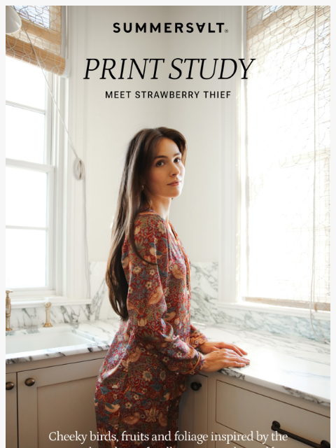 summersalt newsletter: Heritage Charm Meets Silky Comfort 💫