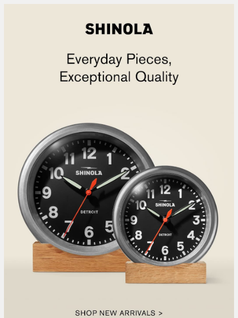 shinola newsletter: New in Lifestyle Goods