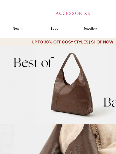 accessorize newsletter: Inside: the BEST bags