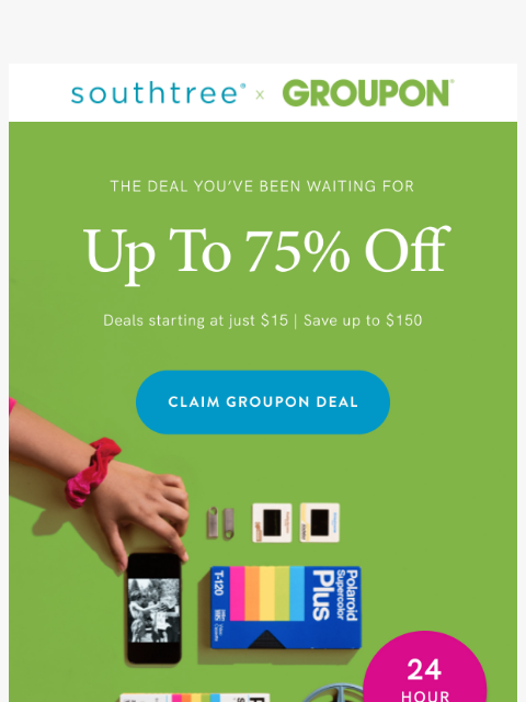 We've partnered with Groupon to bring you this amazing 24-hour deal. Prices starting at just $15. Don't let these awesome savings slip away! ͏ ͏ ͏ ͏ ͏ ͏ ͏ ͏ ͏ ͏ ͏ ͏ ͏ ͏ ͏ ͏ ͏ ͏ ͏ ͏ ͏ ͏ ͏ ͏ ͏ ͏