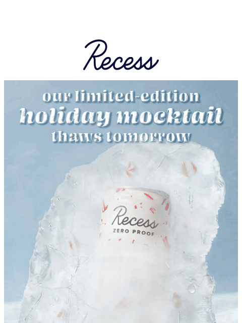 takearecess newsletter: something delicious is defrosting ❄️