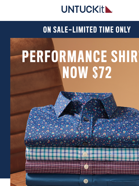 untuckit newsletter: Last Chance for Button-Downs On Sale!