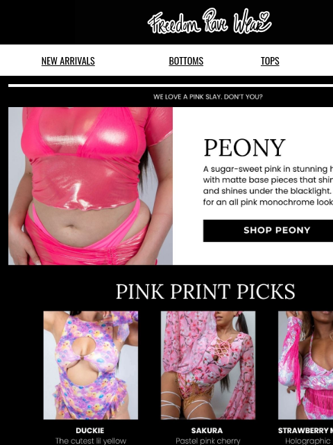 freedomravewear newsletter: Black November is here