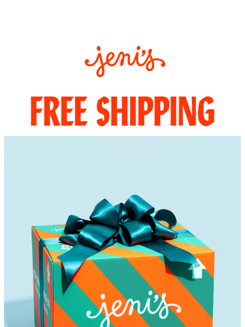 jenis newsletter: Free shipping now thru 11/7!