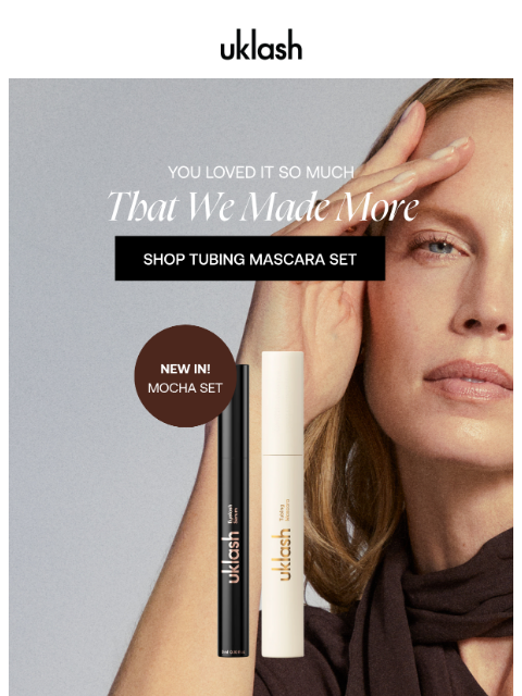uklash newsletter: 🤎 ¡NEW IN! 10% Off Sets your lashes will love