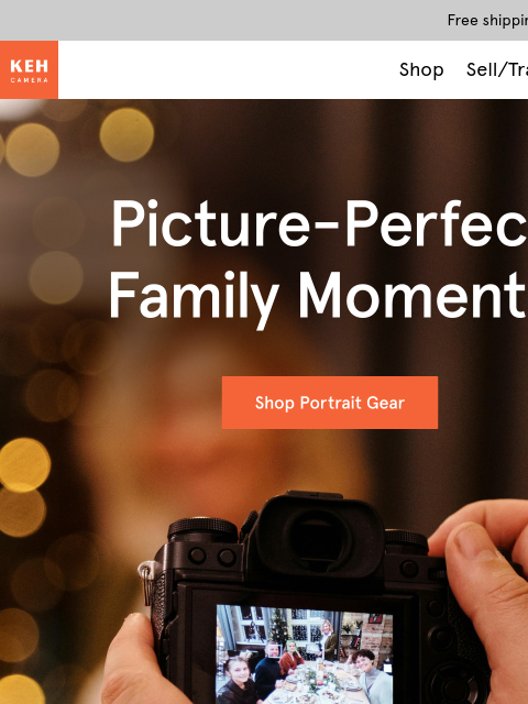 keh newsletter: Portrait ready KEH Certified™ gear 📸