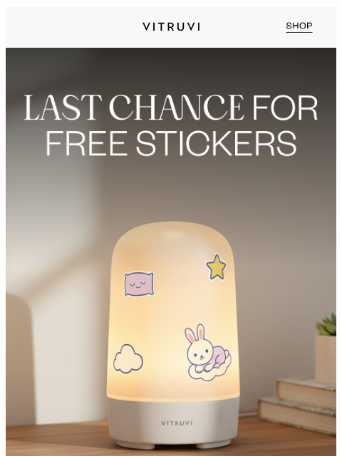 vitruvi newsletter: ENDS TODAY: Enjoy A FREE Gift For Little Ones 💝