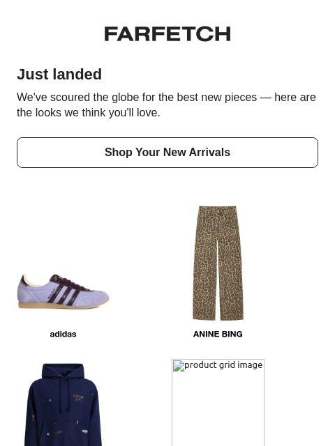 farfetch newsletter: New in, but make it you