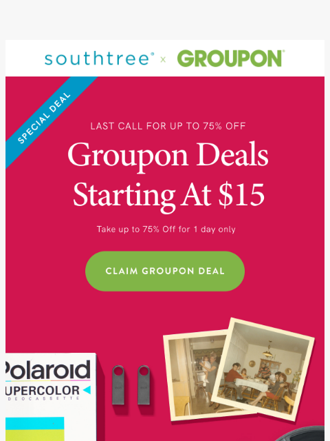 HOURS LEFT! Check out our Groupon offer to save BIG when digitally preserving your home movies, photos and film with Southtree > ͏ ͏ ͏ ͏ ͏ ͏ ͏ ͏ ͏ ͏ ͏ ͏ ͏ ͏ ͏ ͏ ͏ ͏ ͏ ͏ ͏ ͏ ͏ ͏ ͏ ͏ ͏ ͏ ͏ ͏ ͏ ͏ ͏ ͏ ͏