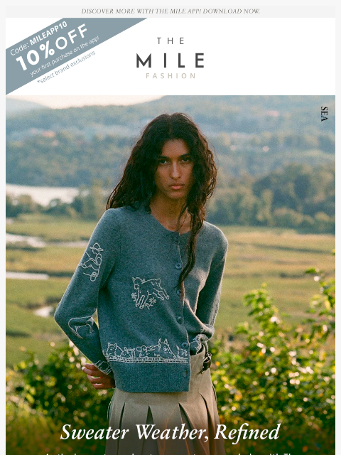 orchardmile newsletter: Fall’s Finest Sweaters Are Here