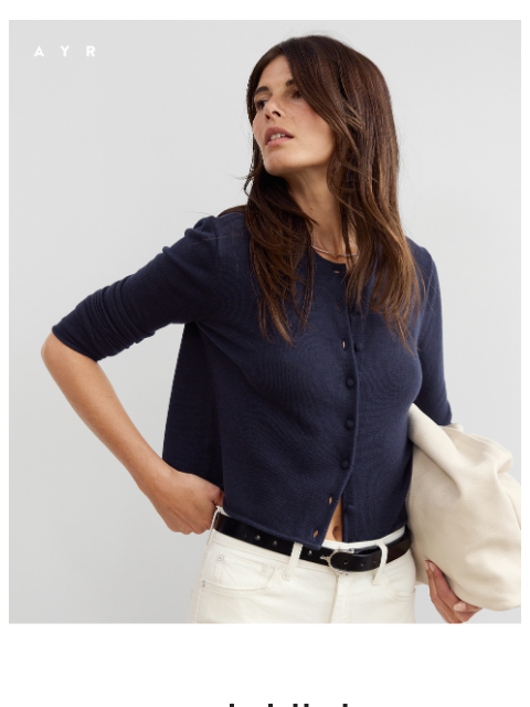 ayr newsletter: HER DEBUT