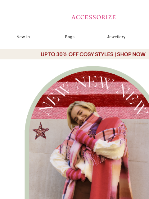 accessorize newsletter: NEW, NEW, NEW