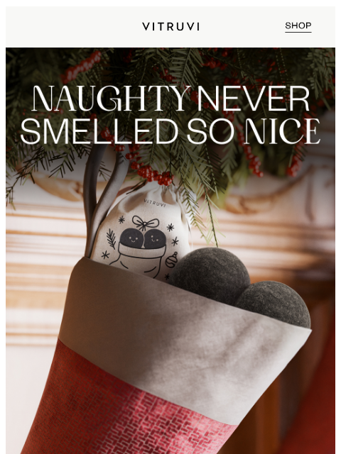 vitruvi newsletter: FREE Lumps Of Coal/Laundry Balls! 🧺