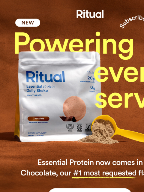 ritual newsletter: Clean, traceable, CHOCOLATE 🍫