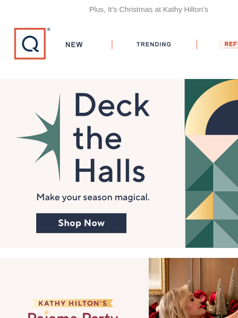 qvcemail newsletter: Deck the Halls with Merry Deals