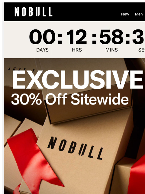 nobullproject newsletter: 30% Off Sitewide—24 Hours Only