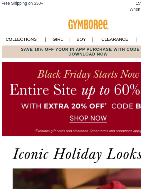 gymboree newsletter: These Holiday Details > EVERYTHING.