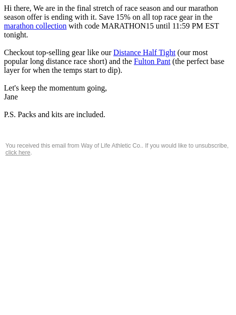 wolaco newsletter: Final hours to save, don't miss out!