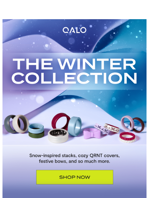 qalo newsletter: ❄️Winter Colors Have Arrived ❄️