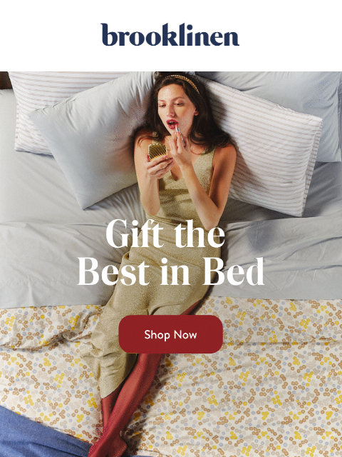 brooklinen newsletter: ‘Tis the Season for Gifting