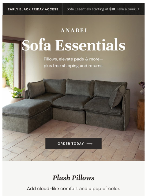 anabei newsletter: The Essentials for Custom Comfort
