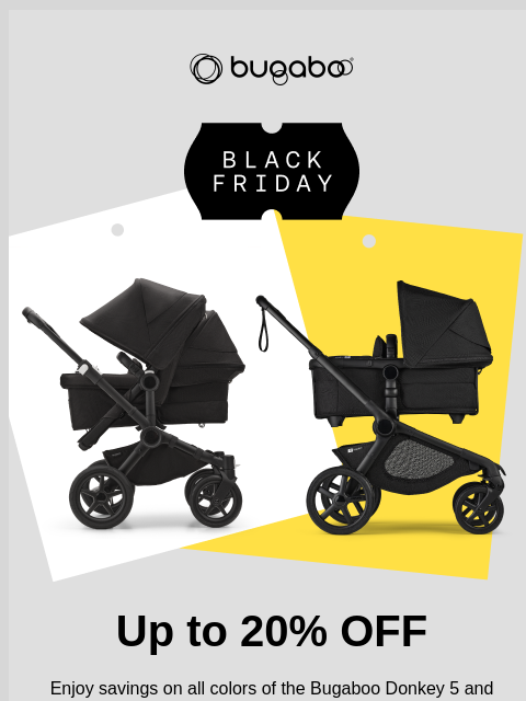 bugaboo newsletter: The best sale of the year is here