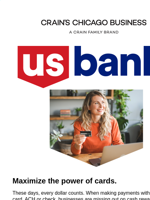 craincontentstudio newsletter: White paper: How a business credit card can increa...