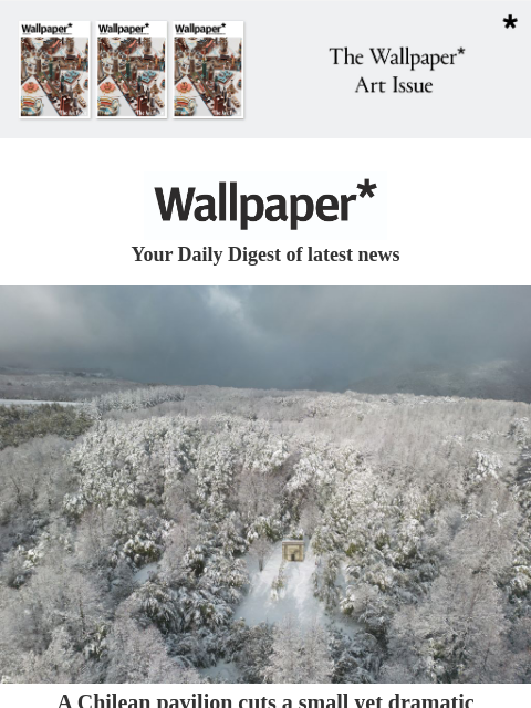 futureplc newsletter: A tiny brutalist pavilion in Chile