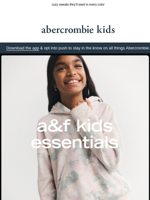 abercrombie newsletter: the easiest outfits come in pairs →