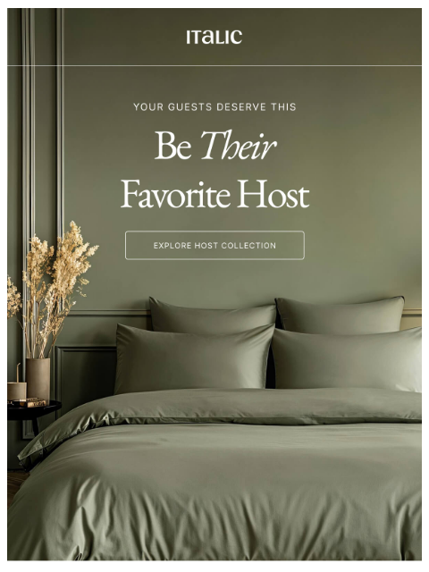 italic newsletter: Your Guest Room Checklist