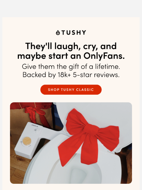 hellotushy newsletter: From "gee, thanks" to "LIFE CHANGED" 🍑