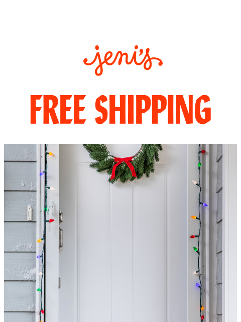 jenis newsletter: Don’t sleep on free shipping!