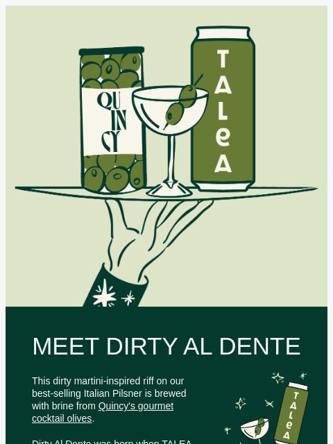 taleabeer newsletter: Al Dente, all dirty. 🍸