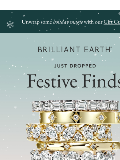 brilliantearth newsletter: Just dropped: New wedding rings