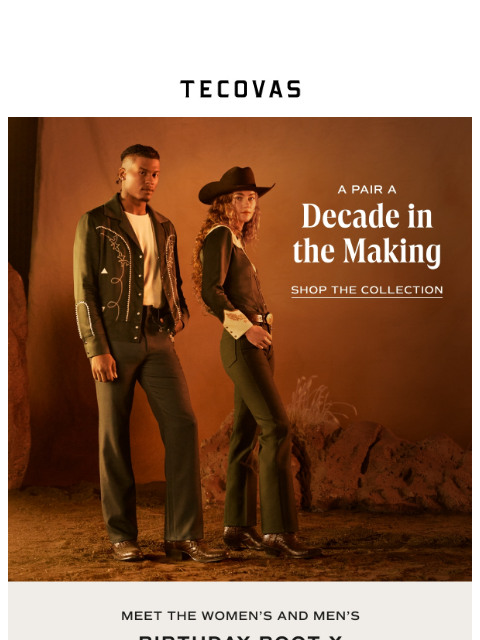 tecovas newsletter: The Birthday Boot X